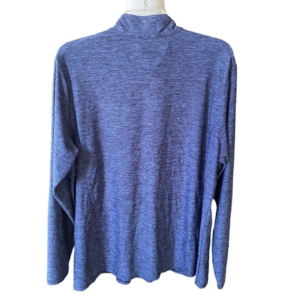 Bit and Bridle Mens 1/4 Zip Henley Polyester Pullover Size XL N106